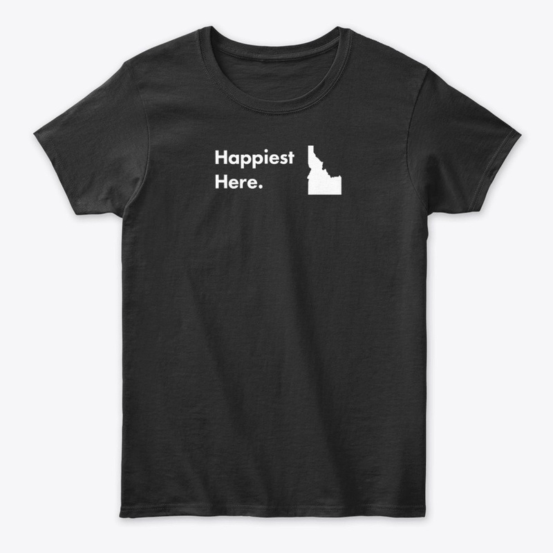 Idaho Happiest Here Simple State