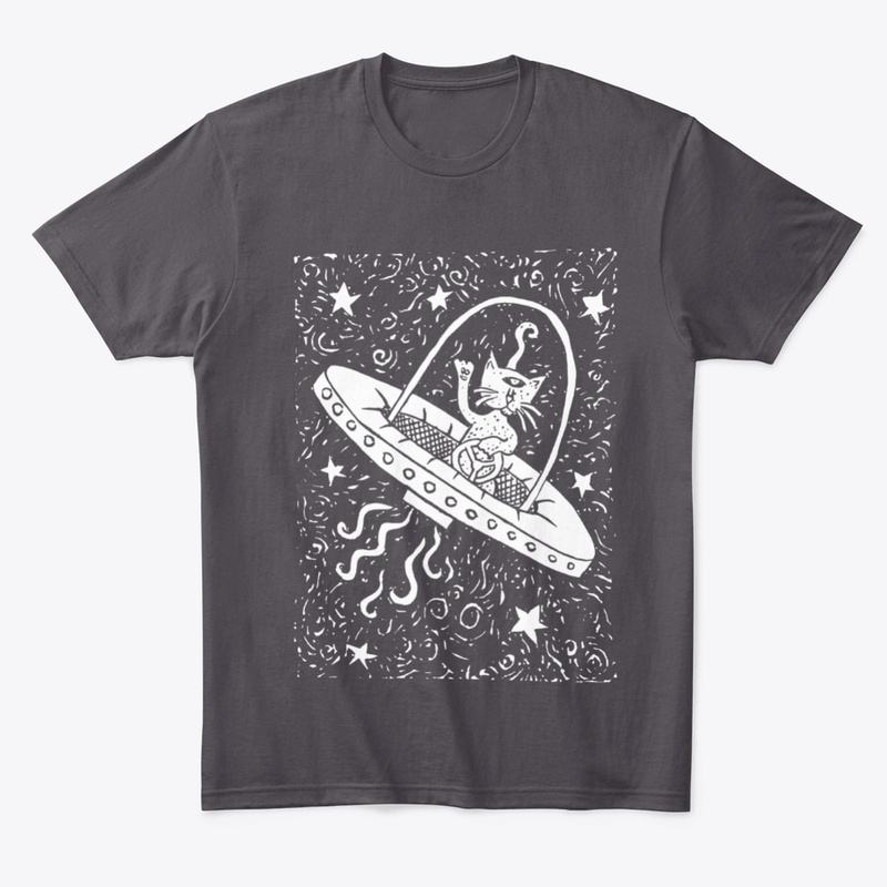 Inverted Alien Cat Apparel