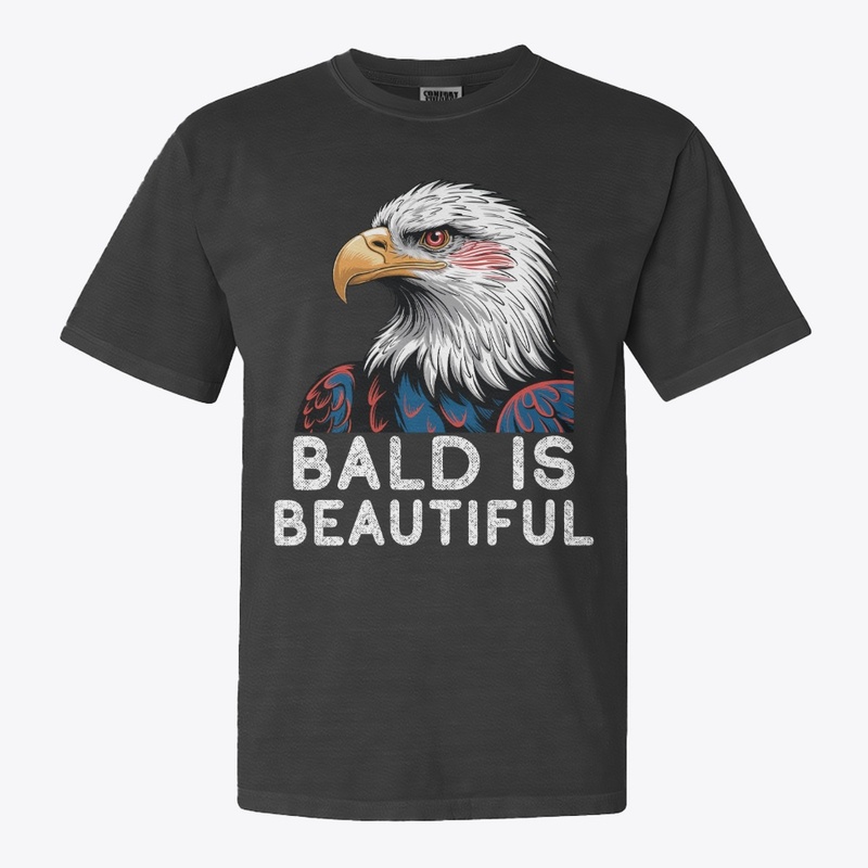 Bald Is Beautiful, American Flag Eagle 