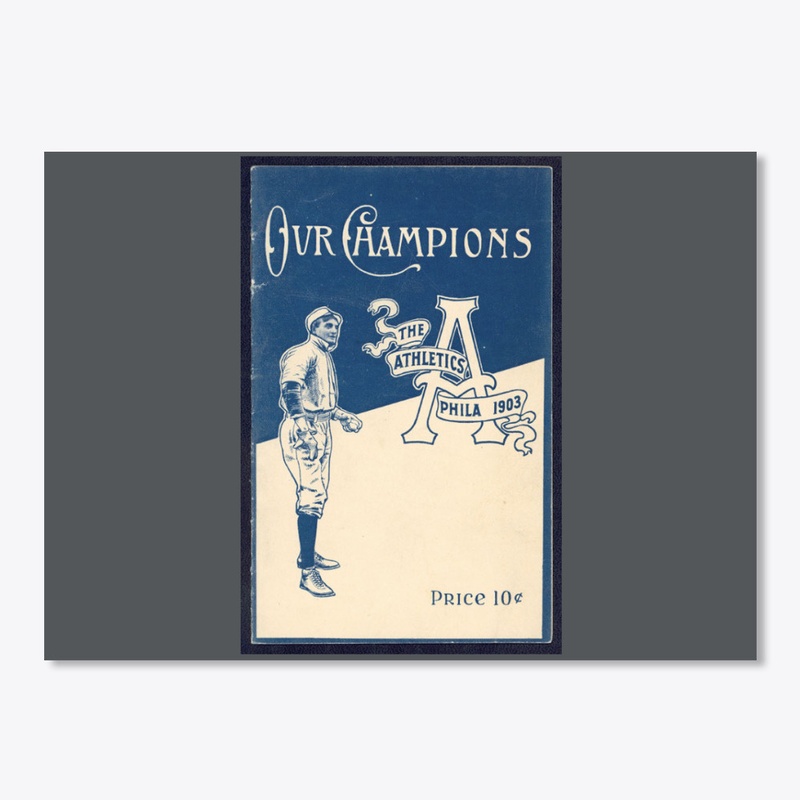 Philadelphia Athletics 1903 Scorecard