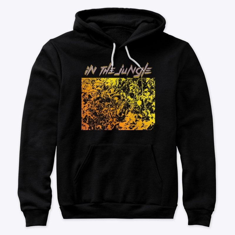 In the Jungle black hoodie