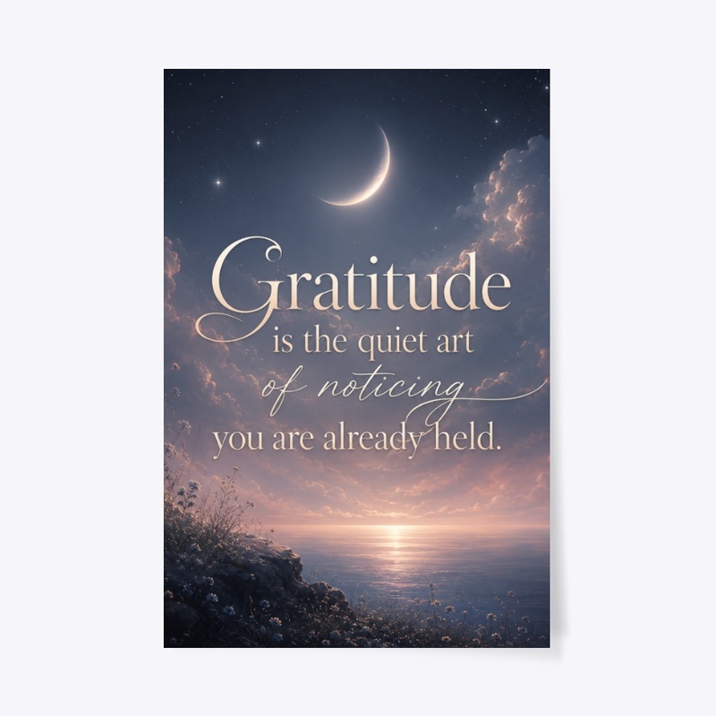 Already Held Gratitude Print