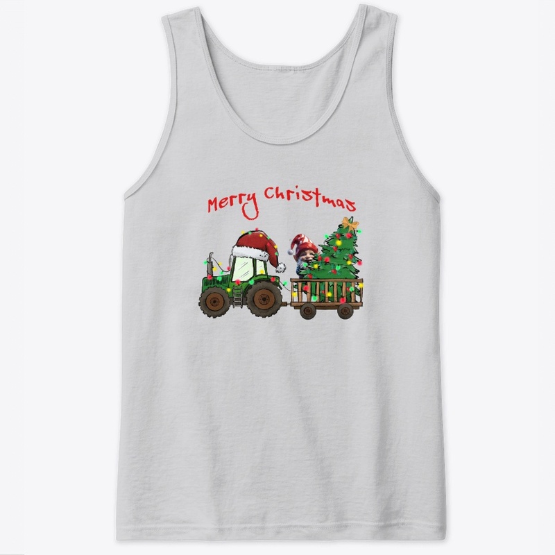 Gnome Christmas Tractor