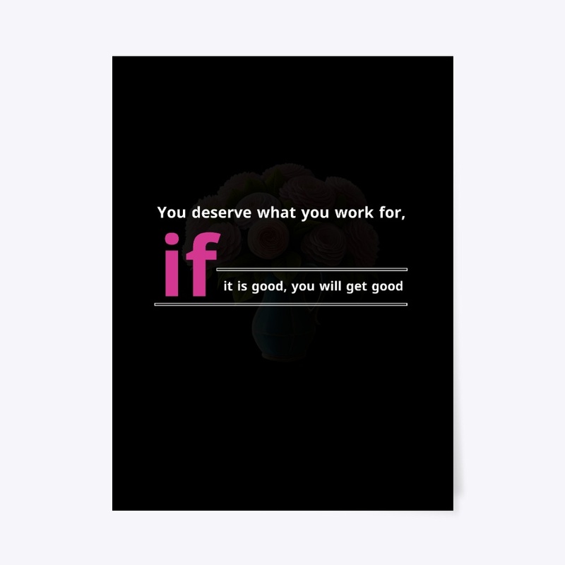 mug and poster with Inspirational words.