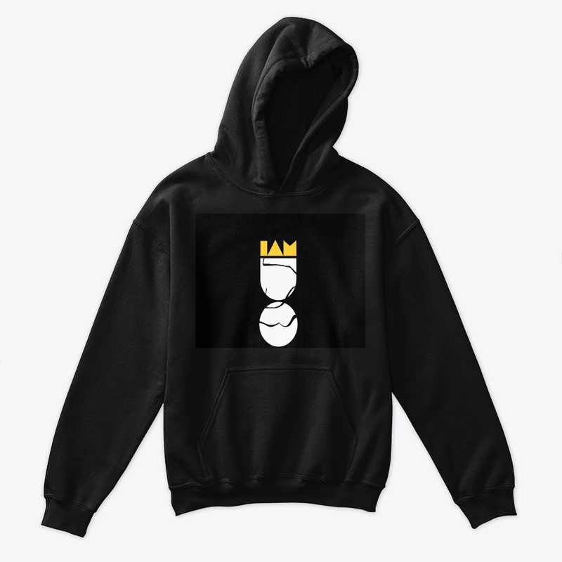 Mens black hoodie customized 