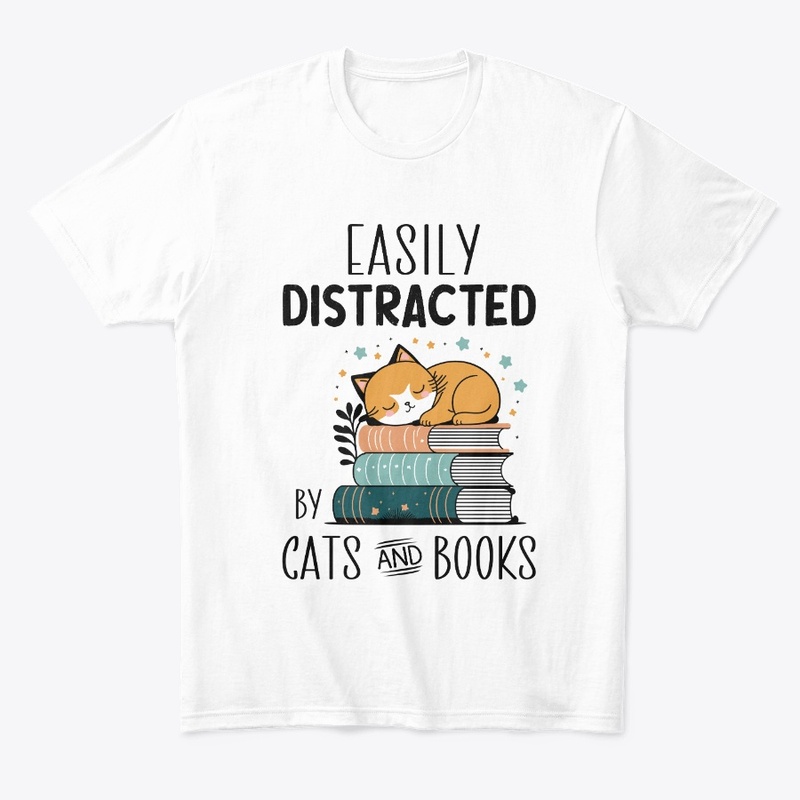 Easily Distracted by Cats and Books