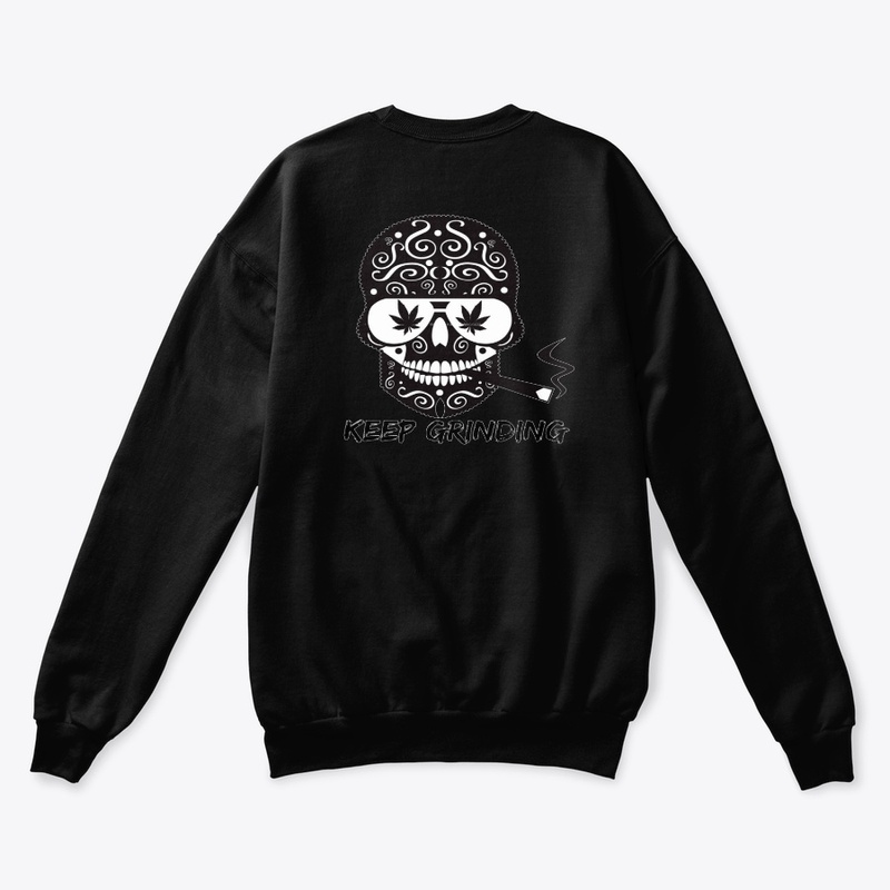 TATTOO SKULL SMOKING JOINT HOODIES