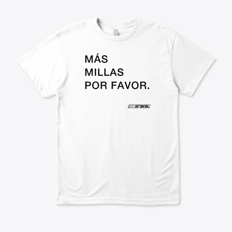 Más Millas Por Favor - Black Text