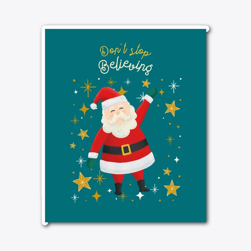 Don't Stop Believing Santa