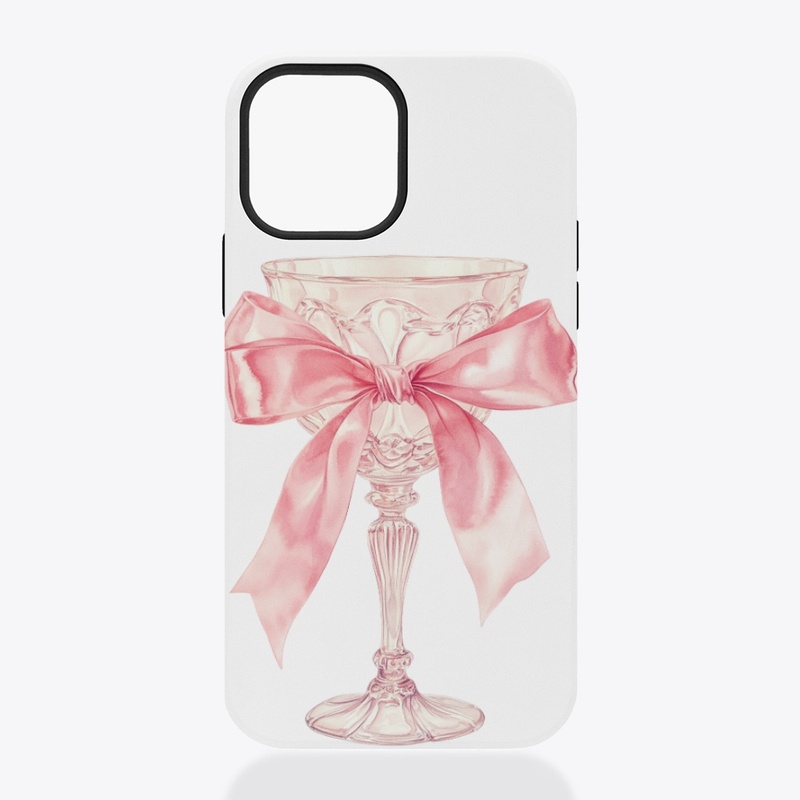 Pink Bow on the Goblet