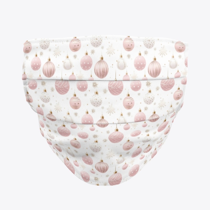 Trendy Pink & White Festive Pattern