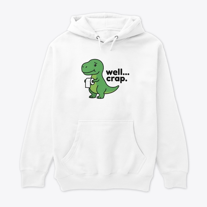 "Well Crap" Green T-Rex Toilet Paper