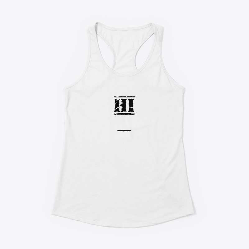 hi logo distressed black