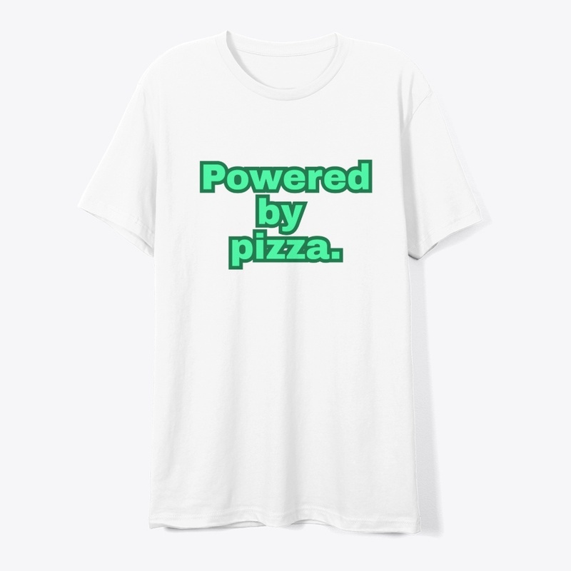Powered by Pizza" T-Shirt Design