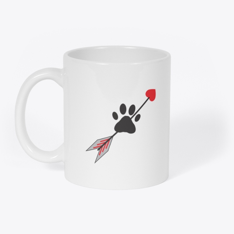 Paw & Heart Arrow Tee