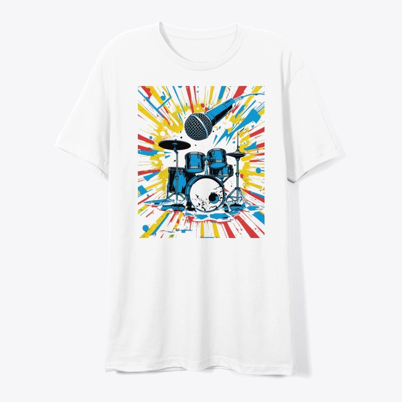 Live Music Beat | Dynamic Drummer Tee