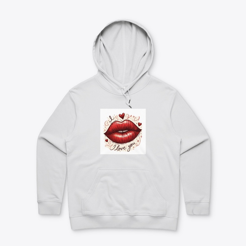 Red lips glossy  love