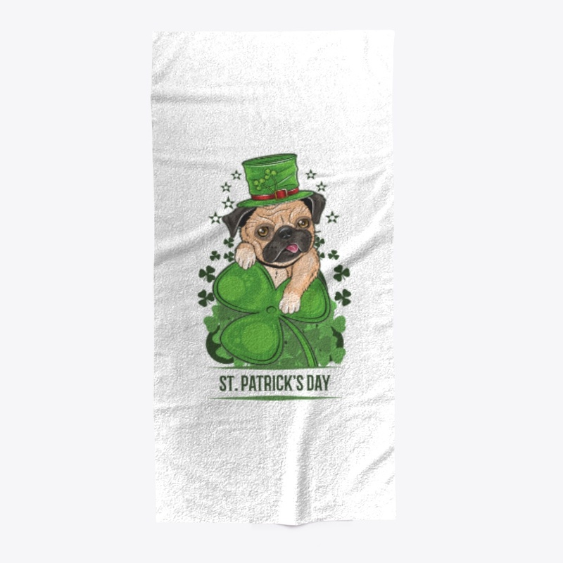 Pug St. Patrick's Day
