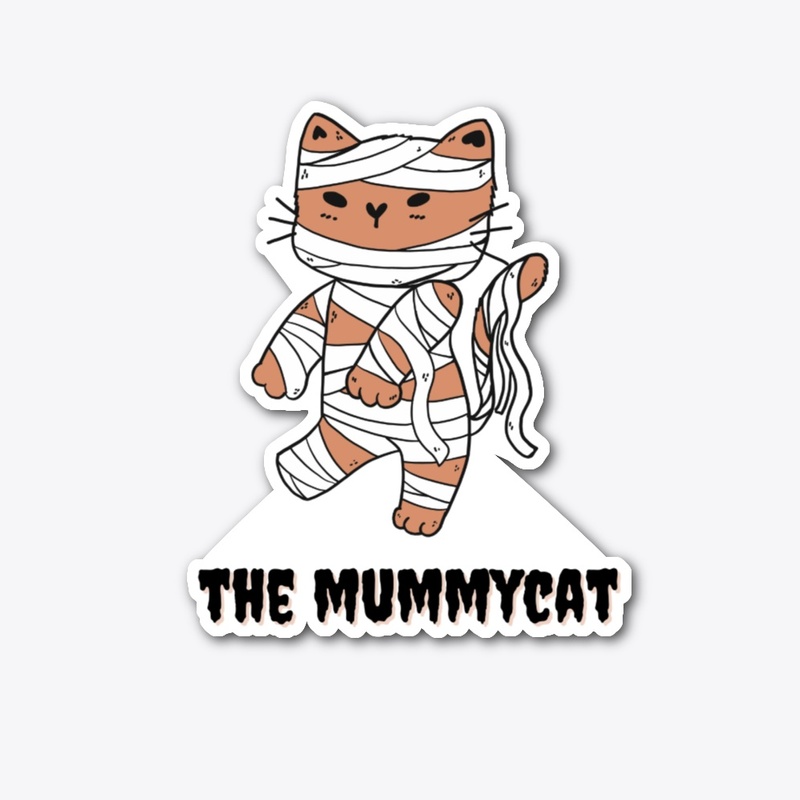 Halloween, cat, mummy