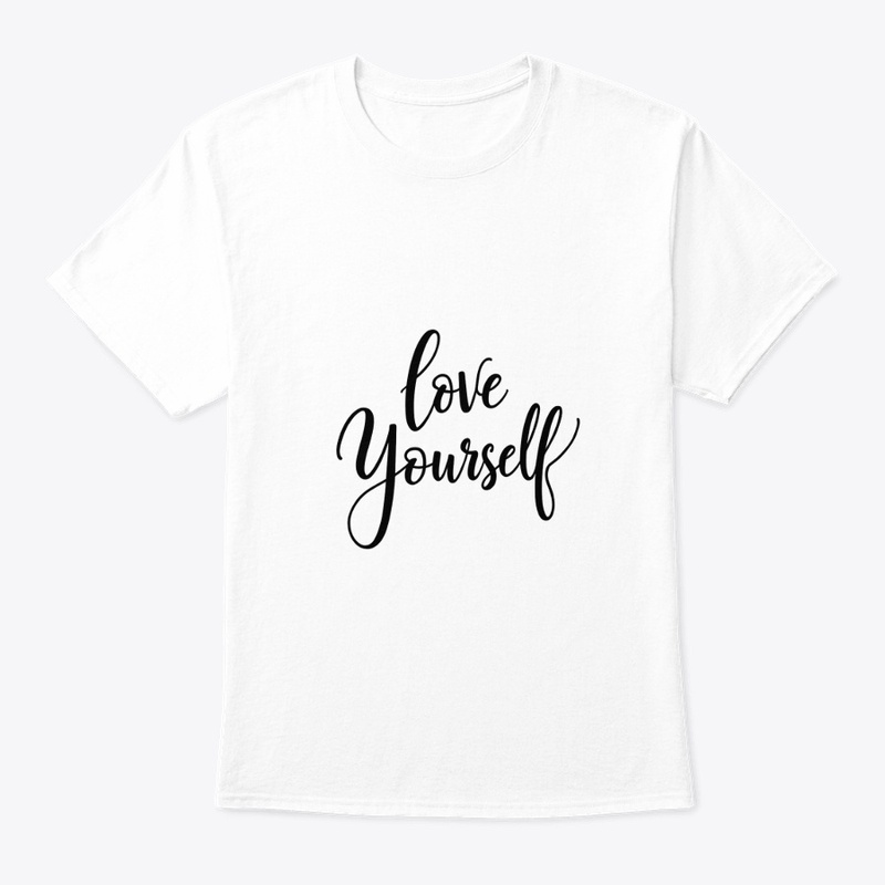 “Love Yourself” Handwritten Elegance Tee