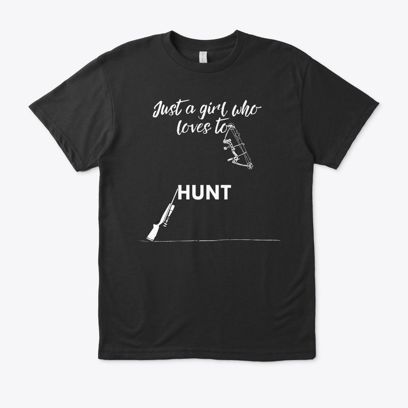 girl likes to hunt