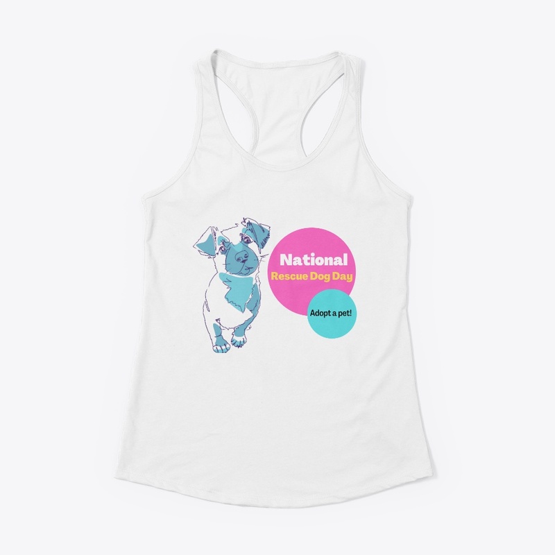National Rescue dog day T Shirt design 