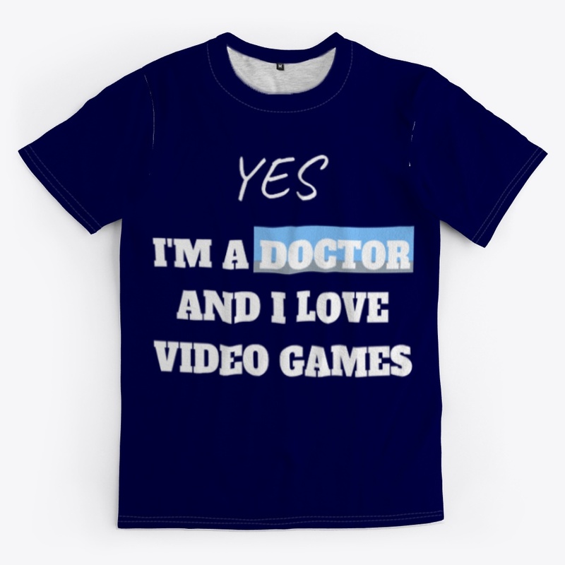 a doctor loves  video games T-shirt
