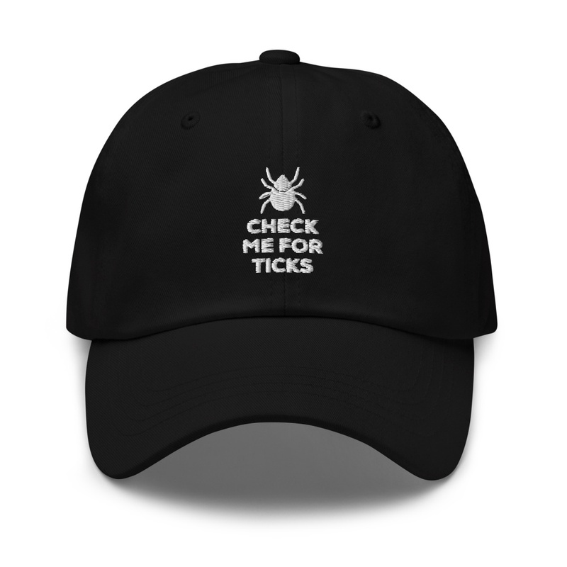 Check Me For Ticks - White