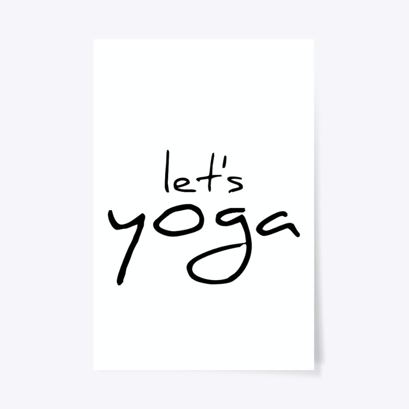 Let's Yoga Black - PK.digart