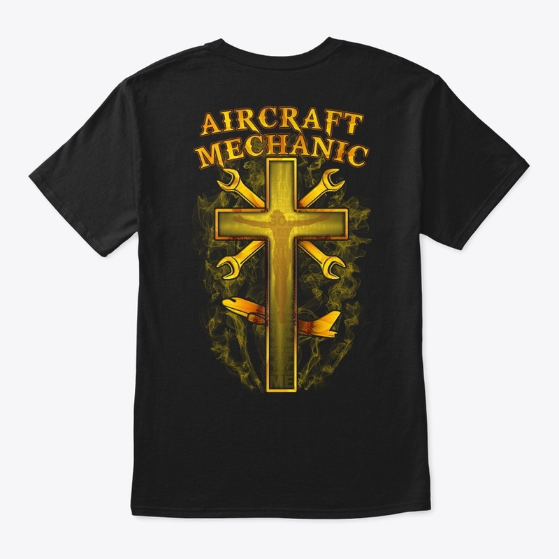 Aircraft Mechanic Cross Hoodie