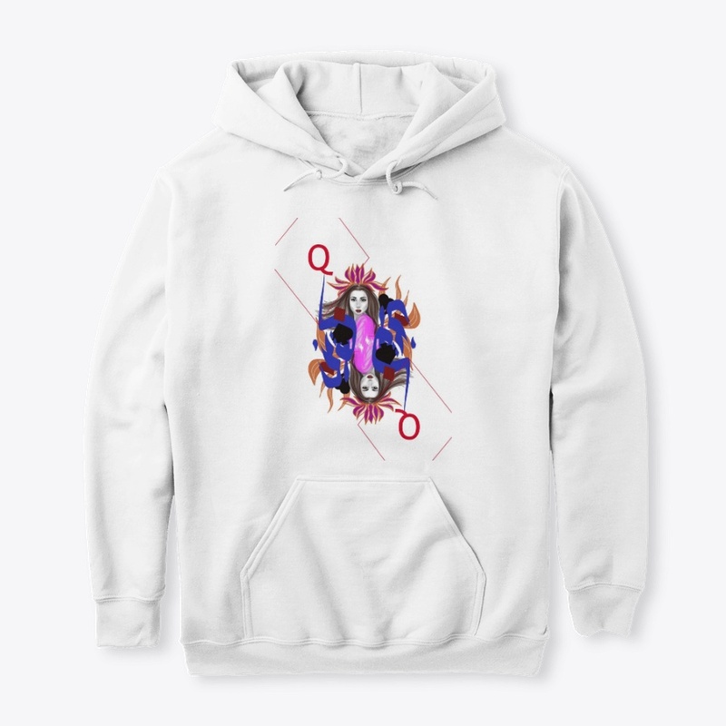 Queen of Diamonds Arabic Calligraphy