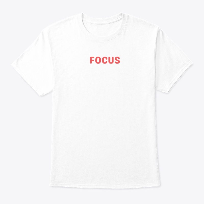 Focus word for t shirt design