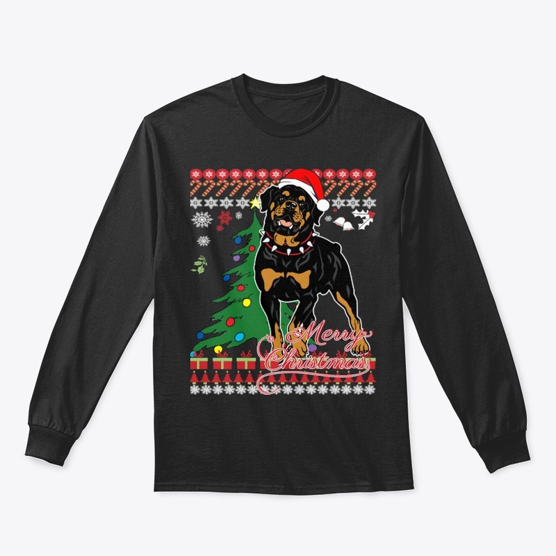 Ugly Christmas Sweater For Rottweiler Do