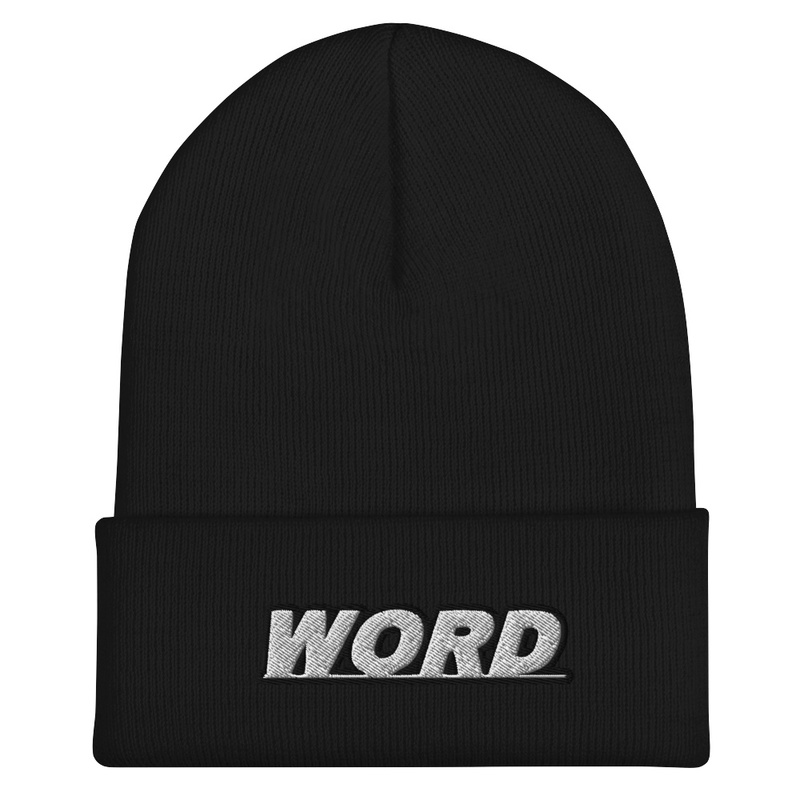 Word beanie 