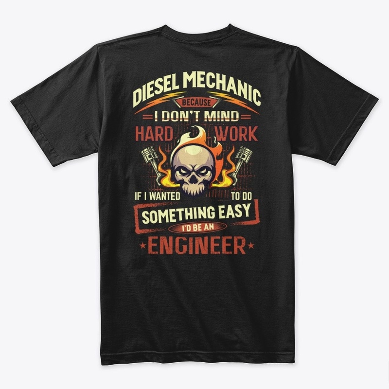 Hardworking Diesel Mechanic Hoodie