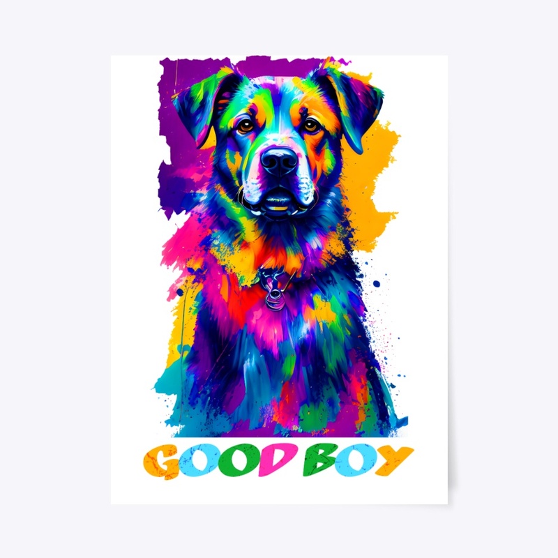 Colorful Labrador Retriever Dog Men's