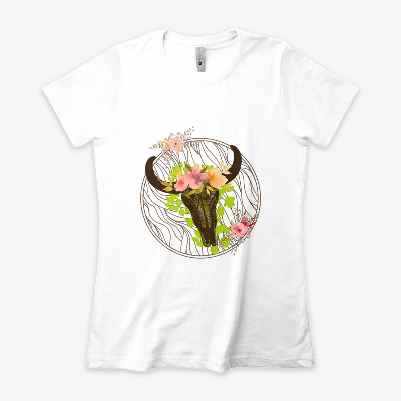 Skull & flowers