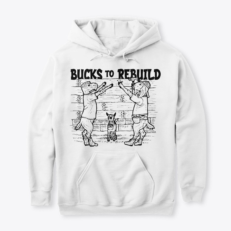 Adult Classic Pullover Hoodie front logo