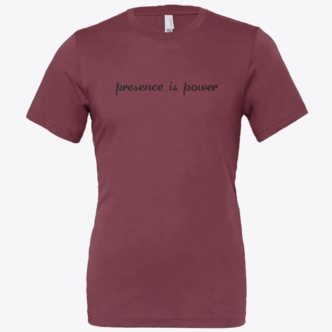 Clever Fox Presence Jersey Tee Cardinal Kaos Front