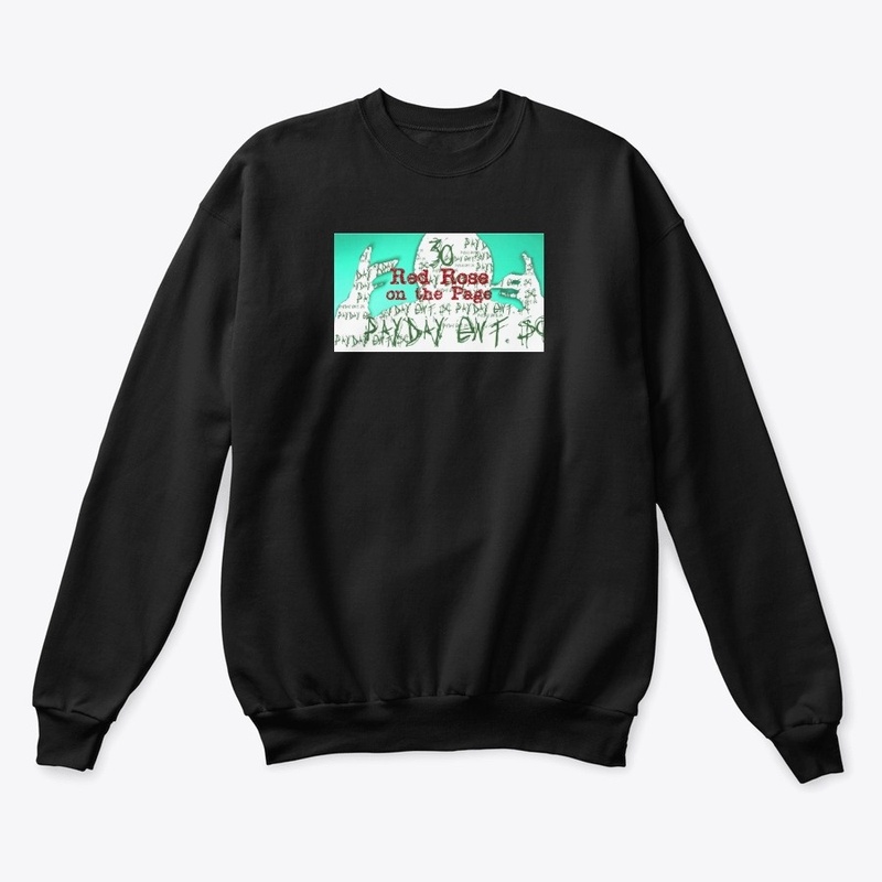 30 Red Rose on the Page  Apparel