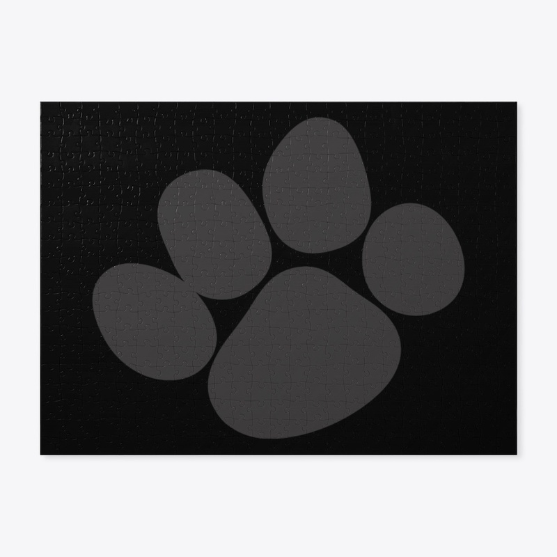 Classic Black Paw Print T-Shirt