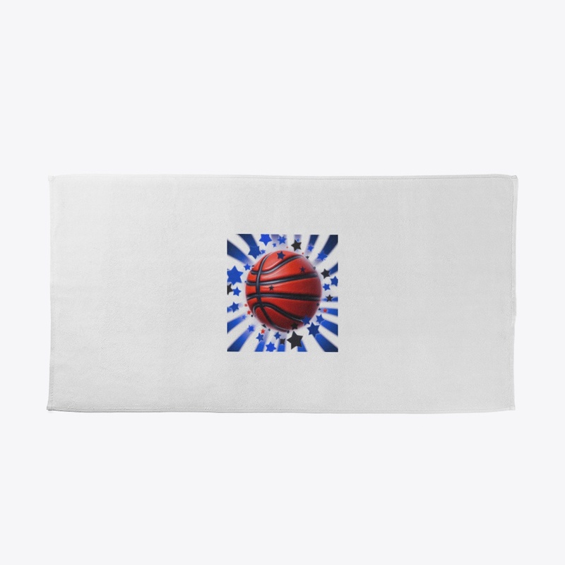 Red White and Blue Basketball
