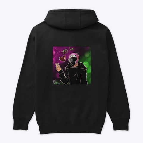 Groggy Merch Black T-Shirt Back