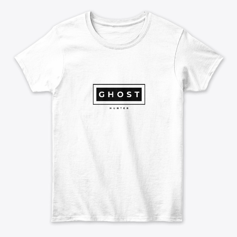 Ghost hunter Block styl black leters 