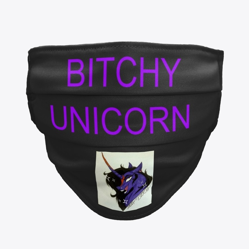 BITCHY UNICORN  FACEMASKS AND COFFEE MUG