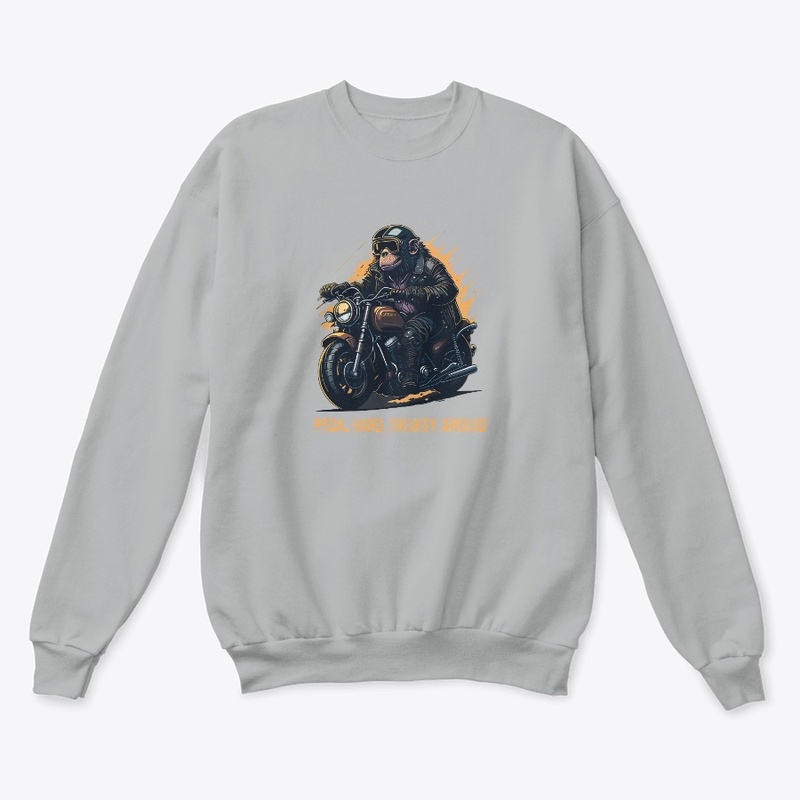  Cool Monkey ,pedal hard, Funny Animal 
