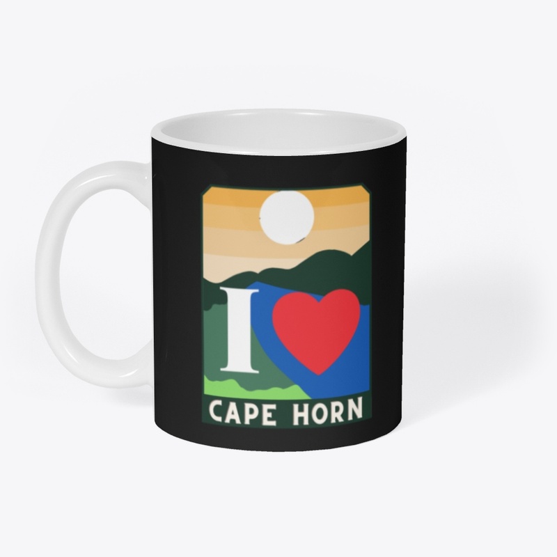 I Heart Cape Horn Sticker