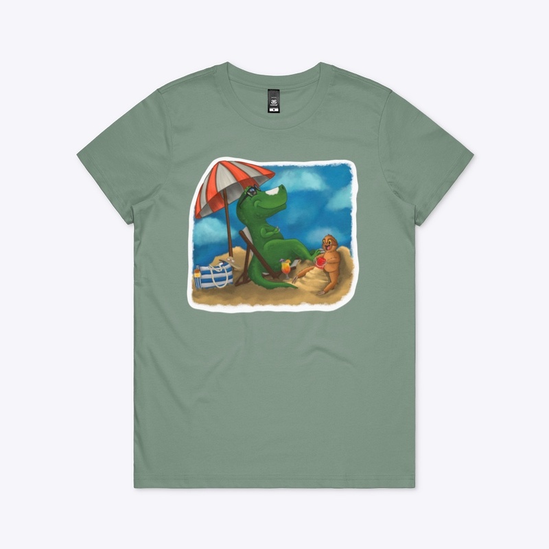 Beach Vibes - Compact Outline