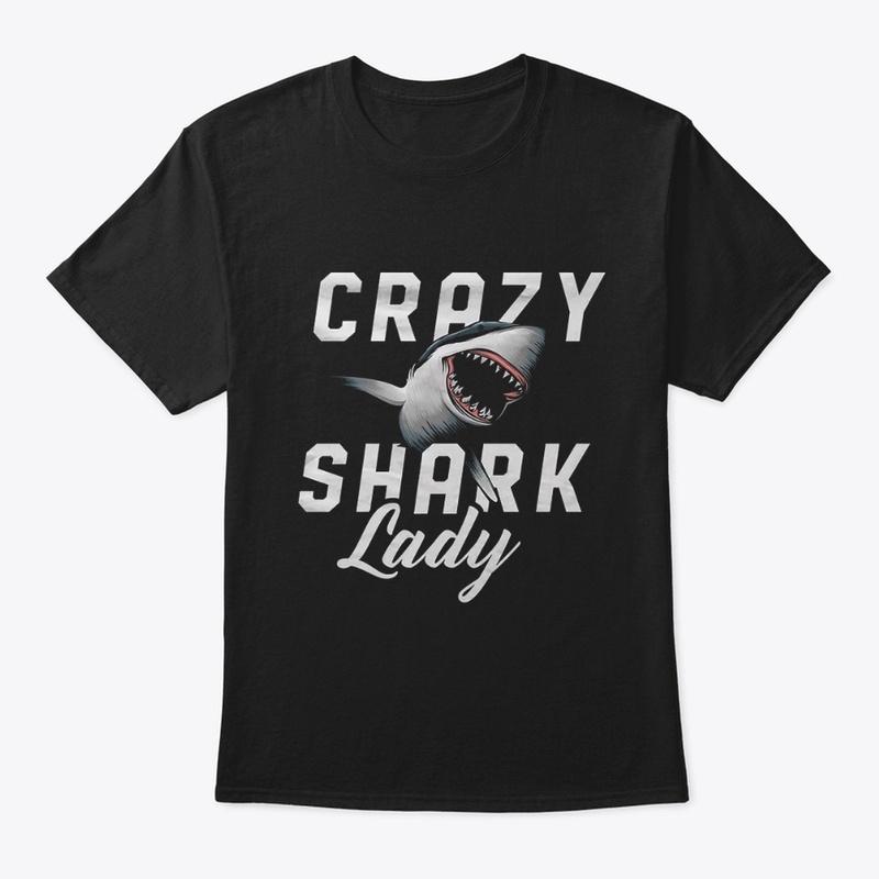 Crazy shark lady