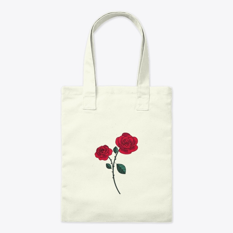 Elegant Red Rose  Art T-Shirt for Women